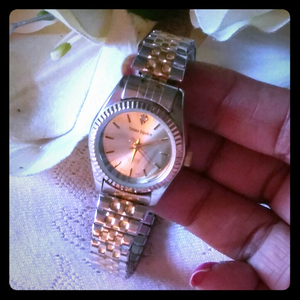 Vintage Times Square Diamond Two-tone Watch